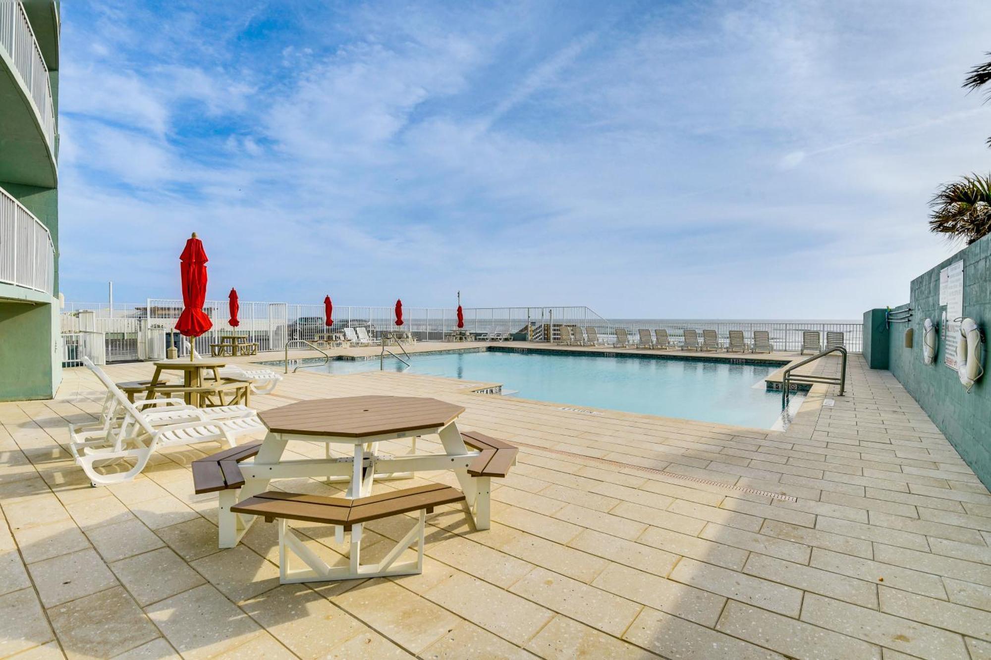 Updated Daytona Beach Oceanfront Studio! Eksteriør bilde